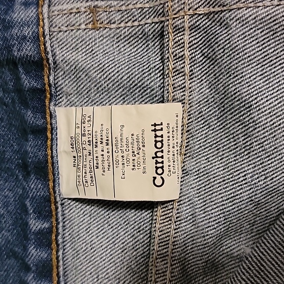 Carhartt jeans 38x32 relaxed fit - Picture 2 of 3